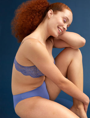 Cofmort STretch Bikini - Denim - ThirdLove - Nylon/Spandex