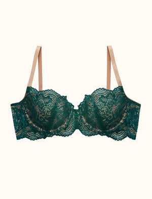 24/7® Lace Balconette Bra, Eucalyptus - Thirdlove - Nylon/Spandex,model9