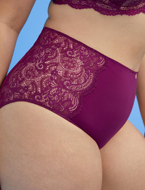 Lace High Brief