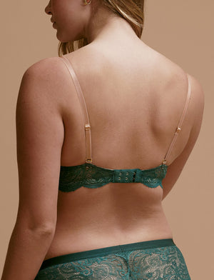 24/7® Lace Balconette Bra, Eucalyptus - Thirdlove - Nylon/Spandex,modelHH