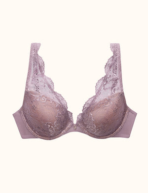 24/7™ Lace Contour Plunge Bra, Crushed Violet - Thirdlove - Nylon/Spandex,modelCC