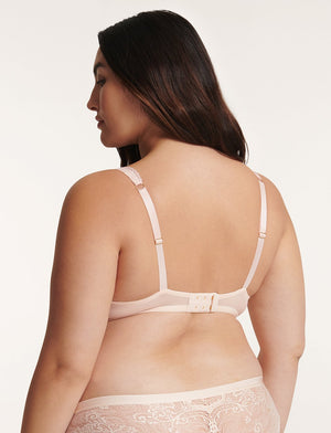 24/7™ Lace Contour Plunge Bra, Soft Pink - Thirdlove - Nylon,modelH