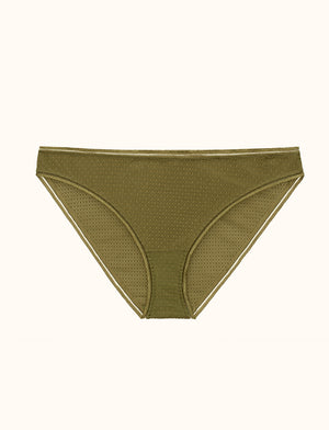 Modern Mesh Bikini - Palm Green - Nylon/Spandex - ThirdLove,modelD