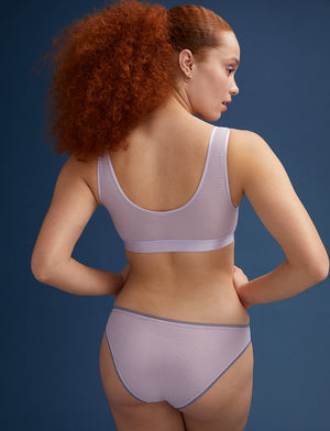 Modern Mesh Bikini - Lavender - Nylon/Spandex - ThirdLove,modelWW