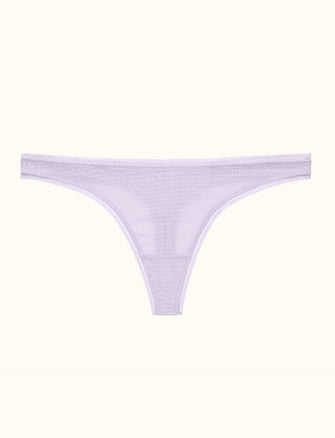 Modern Mesh Thong - Lavender - Nylon/Spandex - ThirdLove,modelVV