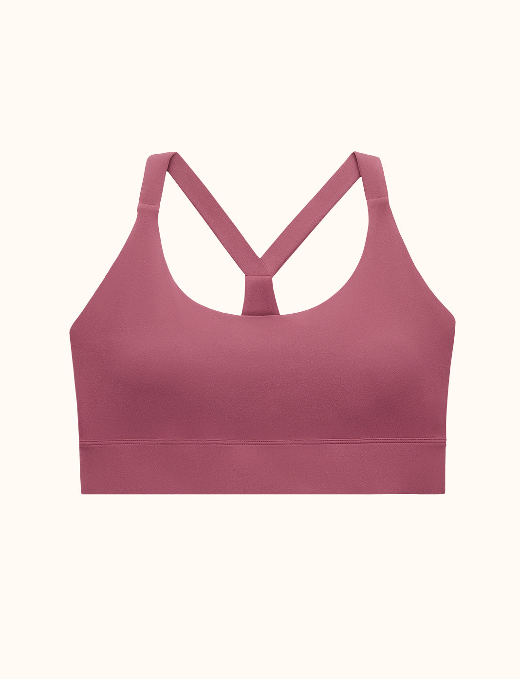 Muse Racerback Sports Bra - Berry - Nylon/Spandex -Thirdlove