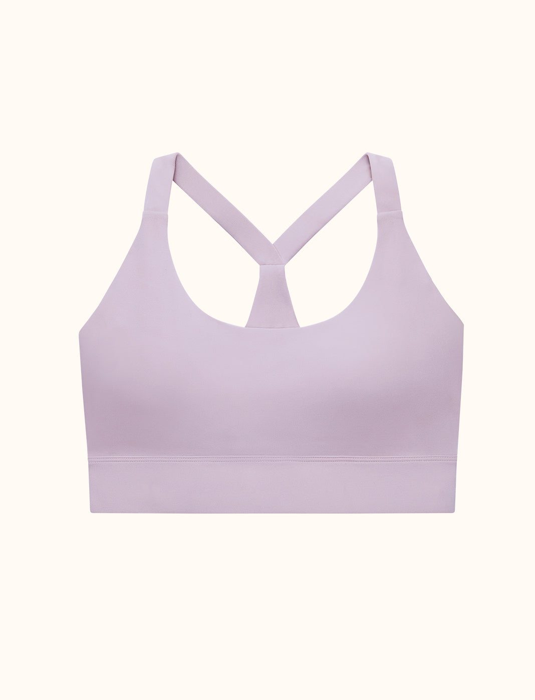 Muse Racerback Sports Bra - Lavender - Nylon/Spandex -Thirdlove