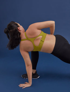 Muse Racerback Sports Bra - Twist - Nylon/Spandex -Thirdlove