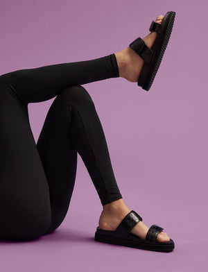 Organic Legging - Black - Organic Cotton/Spandex -Thirdlove