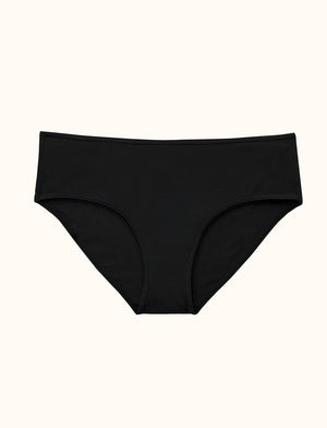 Organic Mid-Rise Bikini - Black - Organic Cotton/Spandex - ThirdLove,modelJJ