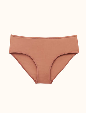 Organic Mid-Rise Bikini - Mocha - Organic Cotton/Spandex - ThirdLove,model9