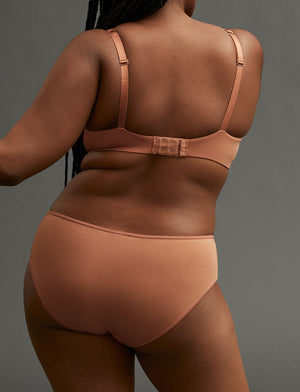 Organic Mid-Rise Bikini - Mocha - Organic Cotton/Spandex - ThirdLove,model9