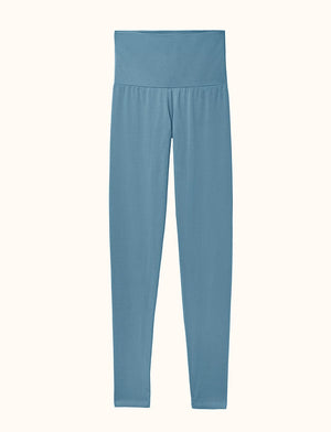 Organic Legging - Bluestone - Organic Cotton/Spandex -Thirdlove