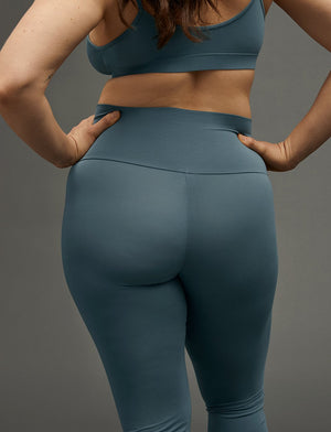 Organic Legging - Bluestone - Organic Cotton/Spandex -Thirdlove