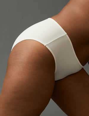Organic Mid-Rise Bikini - Sea Salt - Organic Cotton/Spandex - ThirdLove,model9