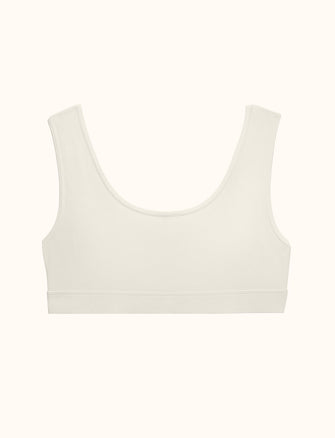 Organic Scoop Bralette - Sea Salt - Organic Cotton/Spandex -Thirdlove