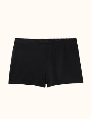 Organic Short - Black - Organic Cotton/Spandex -Thirdlove