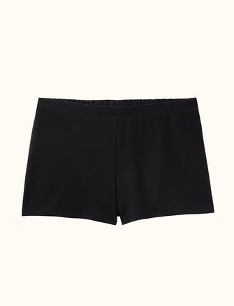 Organic Short - Black - Organic Cotton/Spandex -Thirdlove