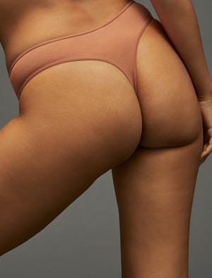 Organic Thong - Mocha - Organic Cotton/Spandex - ThirdLove,modelGG