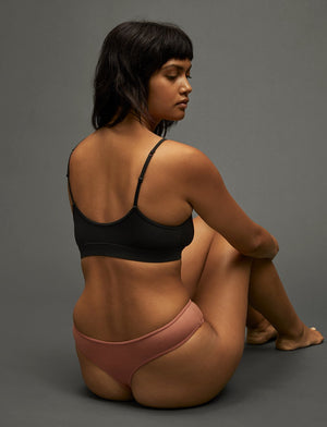 Organic Thong - Mocha - Organic Cotton/Spandex - ThirdLove,modelGG