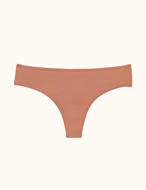 Organic Thong - Mocha - Organic Cotton/Spandex - ThirdLove,modelGG