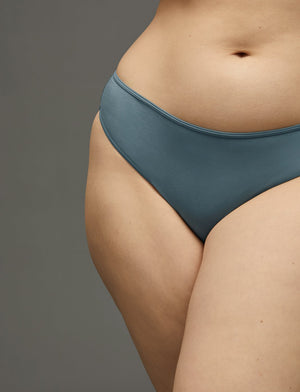 Organic Thong - Bluestone - Organic Cotton/Spandex - ThirdLove,model5