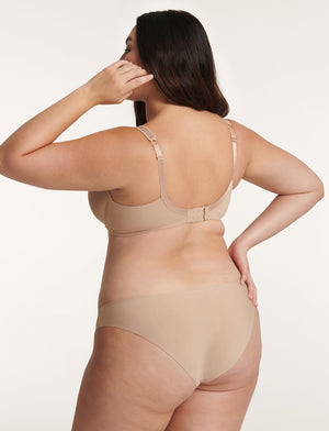 Comfort Stretch Bikini - Taupe - Microfiber - ThirdLove,modelH