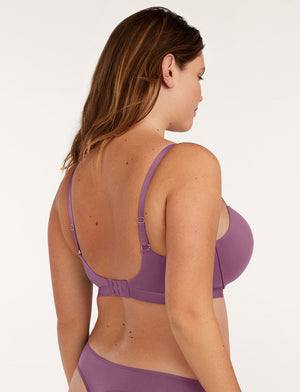 24/7™ Pima Cotton T-Shirt Bra, Violet - Thirdlove - Pima cotton/nylon/spandex,modelN
