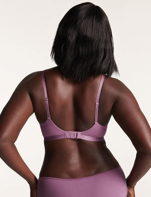 24/7™ Pima Cotton T-Shirt Bra, Violet - Thirdlove - Pima cotton/nylon/spandex,modelAA