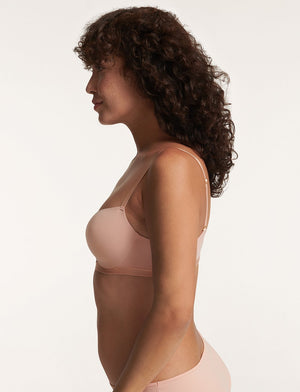 24/7™ Pima Cotton T-Shirt Bra, Ballet - Thirdlove - Cotton,modelI