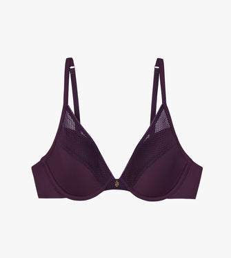 Geo Lace Plunge Bra