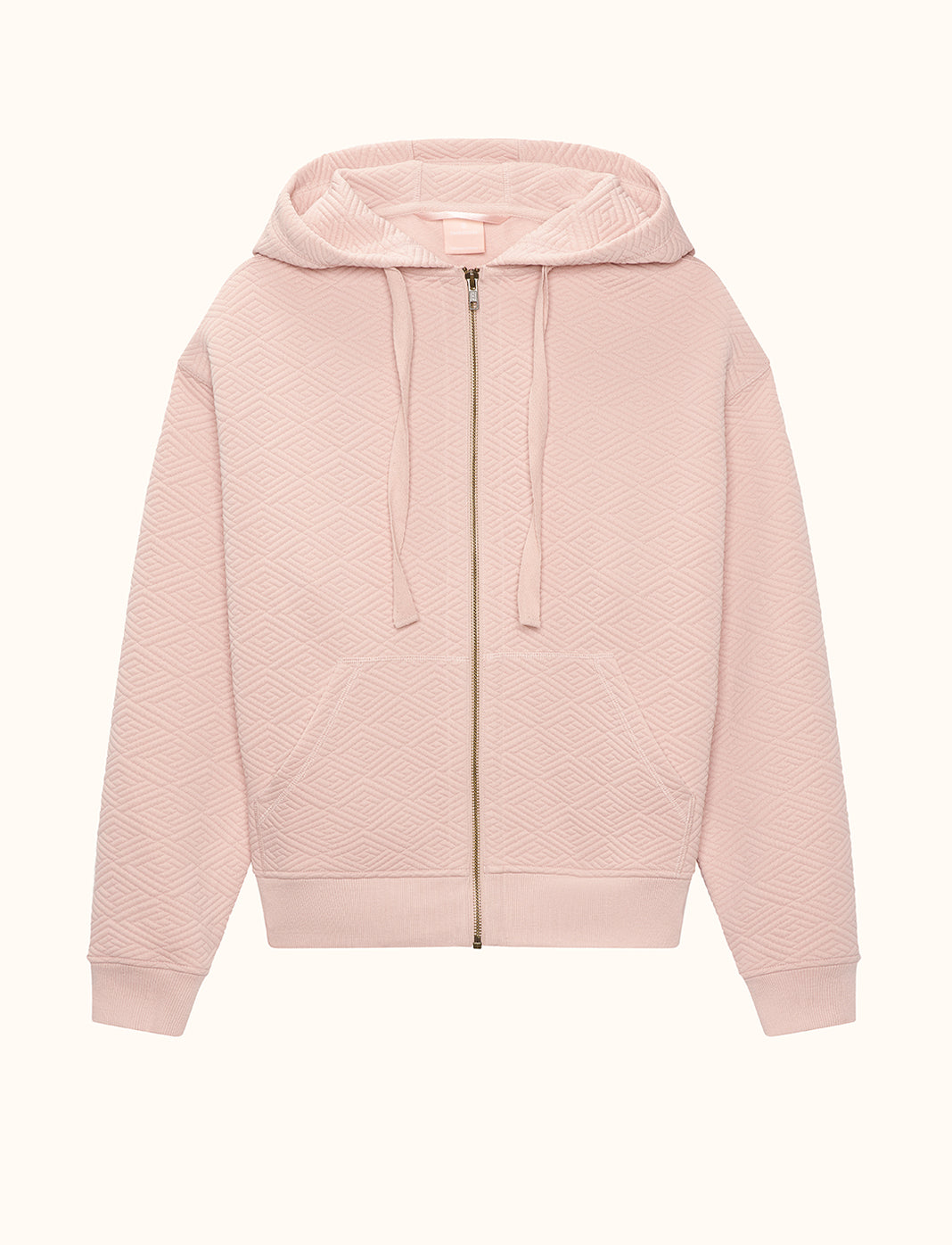 Quilted Sweatshirt - Rose Dust - Polyester/Spandex -Thirdlove