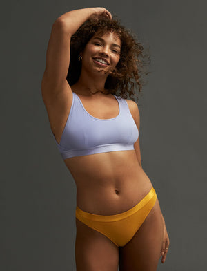 Wonder™ Rib Scoop Bralette - Iris - Viscose/Spandex -Thirdlove