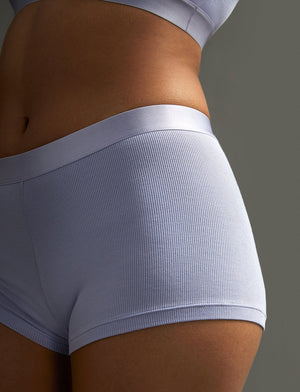 Wonder™ Rib Shortie - Iris - Viscose/Spandex - ThirdLove,modelCC