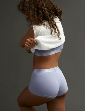 Wonder™ Rib Shortie - Iris - Viscose/Spandex - ThirdLove,modelCC