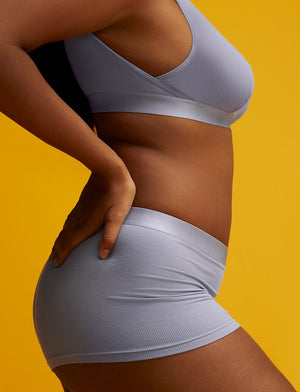 Wonder™ Rib Shortie - Iris - Viscose/Spandex - ThirdLove,modelEE