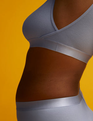 Wonder™ Rib Scoop Bralette - Iris - Viscose/Spandex -Thirdlove