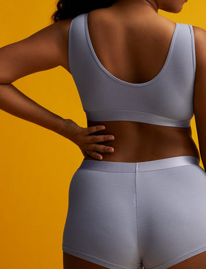 Wonder™ Rib Shortie - Iris - Viscose/Spandex - ThirdLove,modelEE