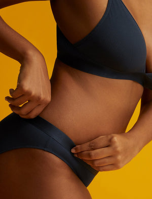 Wonder™ Rib Bikini - Indigo - Viscose/Spandex - ThirdLove,modelEE