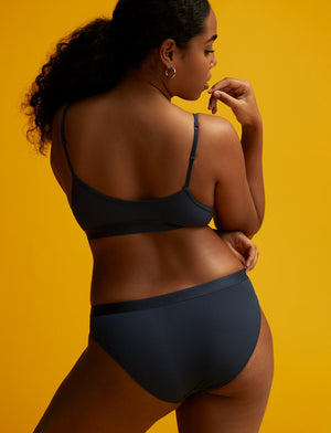 Wonder™ Rib Bikini - Indigo - Viscose/Spandex - ThirdLove,modelEE