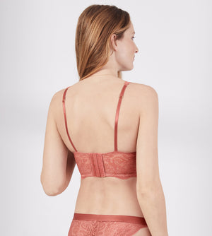 Longline Lace Plunge Bra