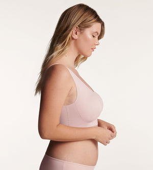 Smoothing Scoop Wireless Bra - Violet Ice - Nylon/Spandex -Thirdlove