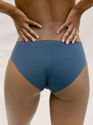 Kit Undergarments Seamless Brief in Midnight, 63% nylon, 37% spandex