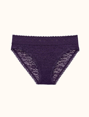 Everyday Lace Bikini - Blackberry - Nylon/Spandex -Thirdlove