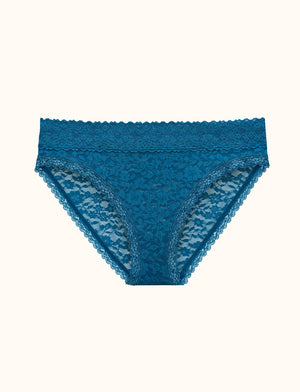Everyday Lace Bikini - Midnight Teal - Nylon/Spandex -Thirdlove