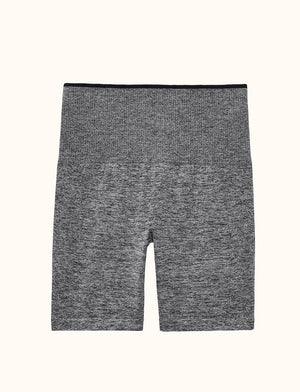 Flex Seamless Bike Short - Heather Grey - Nylon/spandex -Thirdlove