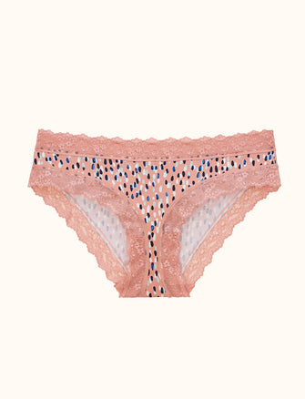 WonderKnit™ Bikini - Abstract Dot - Cotton/Modal/Spandex/Nylon - ThirdLove,modelQQ
