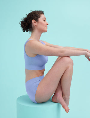 Form Seamless Scoop Bralette - Iris - Nylon/Spandex -Thirdlove