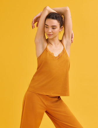 WonderKnit™ Cami - Amber - Cotton/Modal/Spandex -Thirdlove