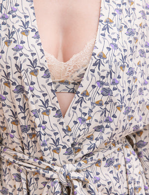 WonderKnit™ Robe - Bloom Sea Salt - Cotton/Modal/Spandex -Thirdlove